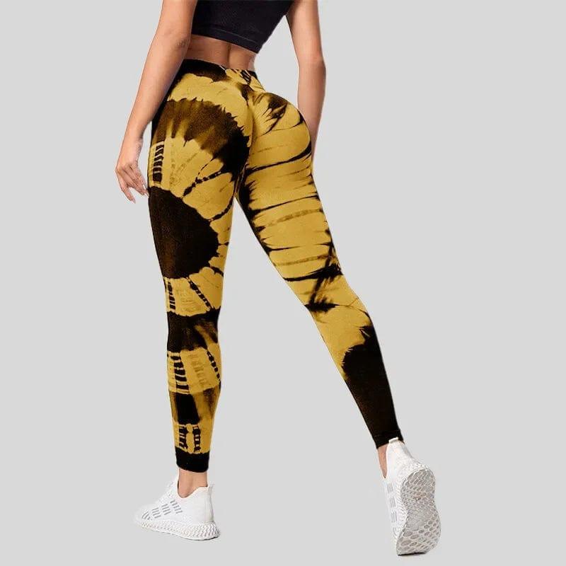 Seamless Colourful Running Leggings UK Home Gym Equipment
