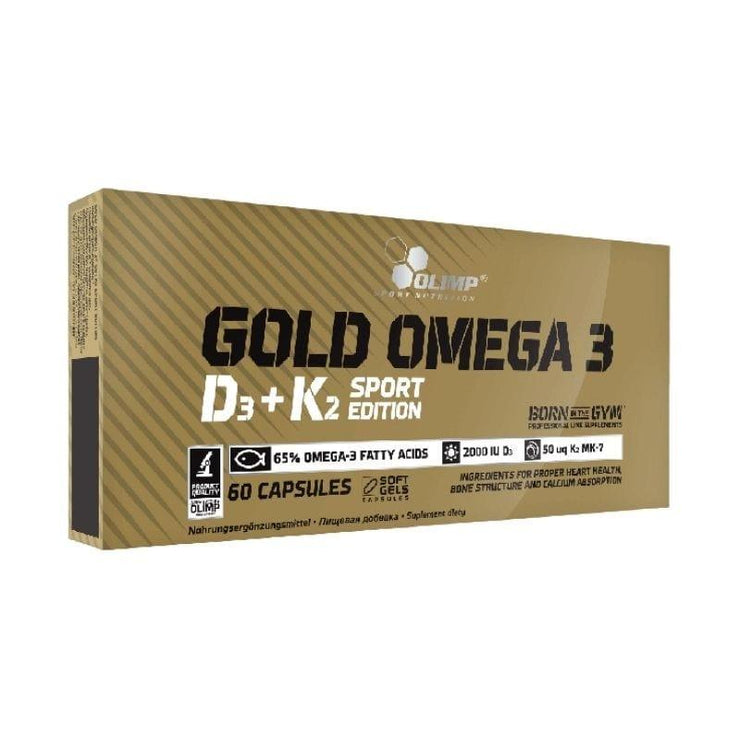 Gold Omega 3 D3 + K2 Sport Edition - UK Home Gym Equipment 