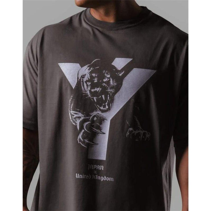 LYFT Tiger Vintage Cotton T-Shirt - UK Home Gym Equipment 