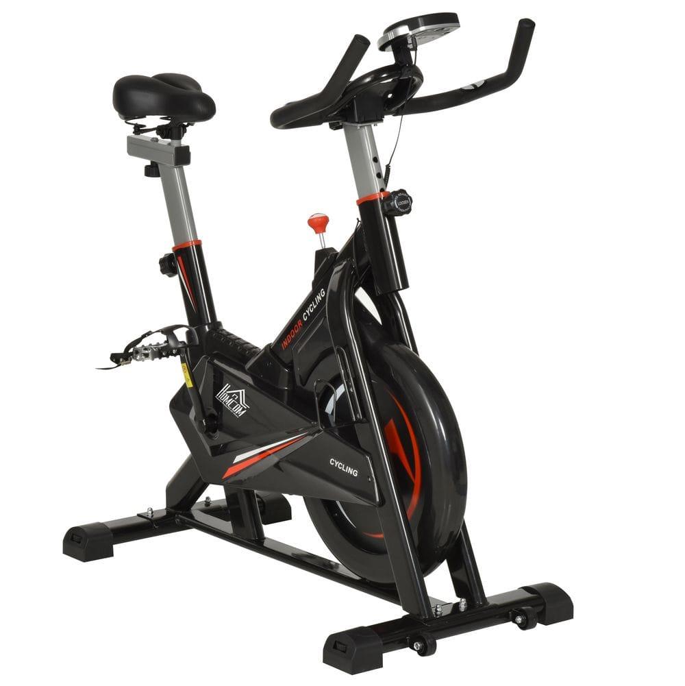 Ultimate Indoor Cycling Bike HOMCOM 10kg Flywheel Exercise Bike UK Home Gym Equipment