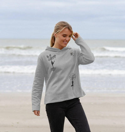 Yoga Nature Relaxed Fit Hoodie - UK Home Gym Equipment 