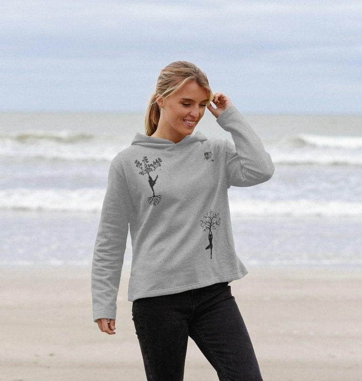 Yoga Nature Relaxed Fit Hoodie - UK Home Gym Equipment 