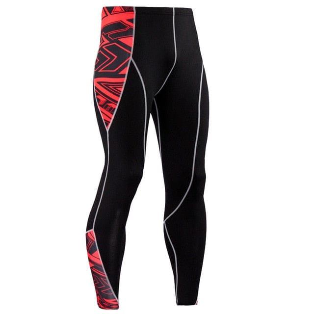 Men MMA Fitness Workout Compression Bottoms - UK Home Gym Equipment 